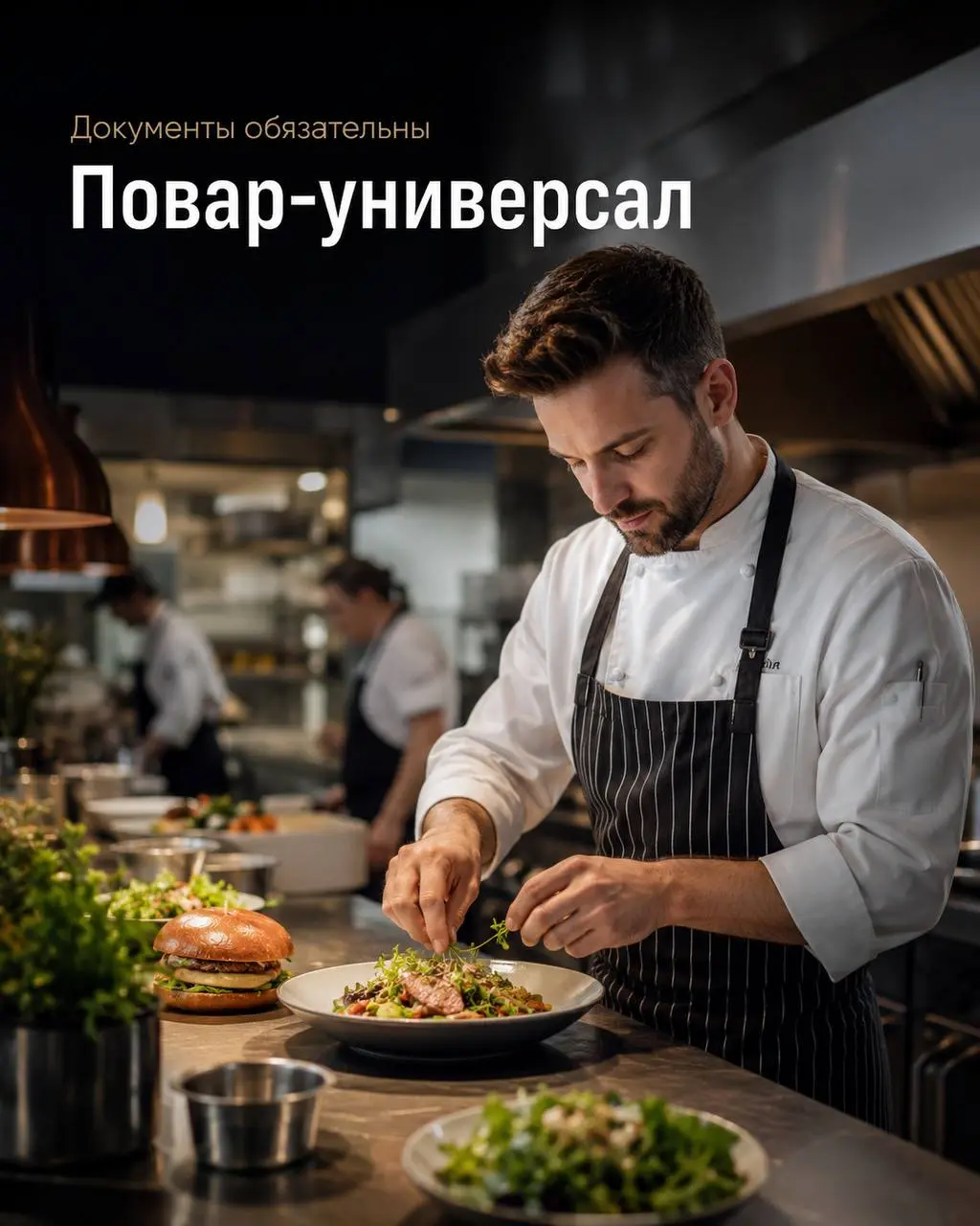 ПОВАР-УНИВЕРСАЛ
От 7 000₽/смена
GANGSTER
• Москва, м. Электрозаводская, Малая Семёновская, д. 6
• Рестораны/Кафе
• +79263908941
Полное описание вакансии размещено в Телеграм и Макс | Сетка — социальная сеть от hh.ru