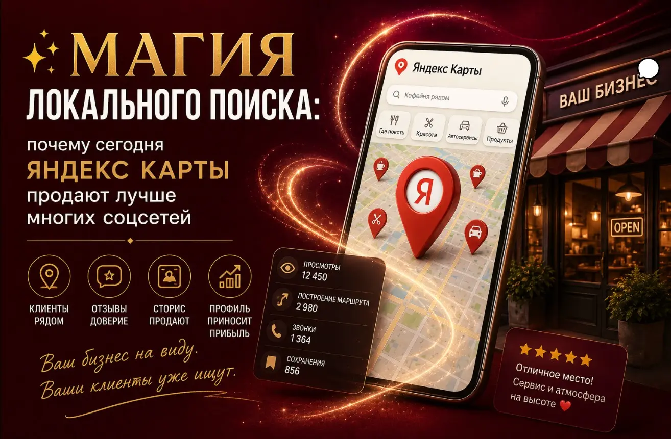 Магия Яндекс Карт: почему они продают лучше соцсетей | Сетка — социальная сеть от hh.ru