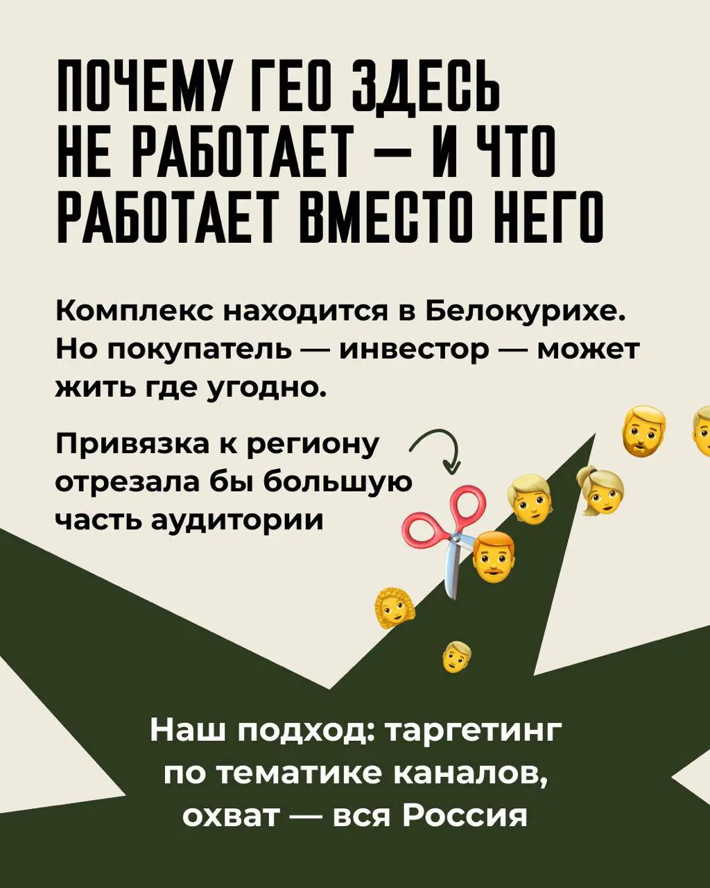 🏩 Отель за 20 млрд, инвесторы со всей страны и Telegram Ads без единого бота
Мы продвигаем огромный комплекс в Белокурихе, включая канал Telegram Ads, за которым негласно закрепилось правило - уводить... | Сетка — социальная сеть от hh.ru