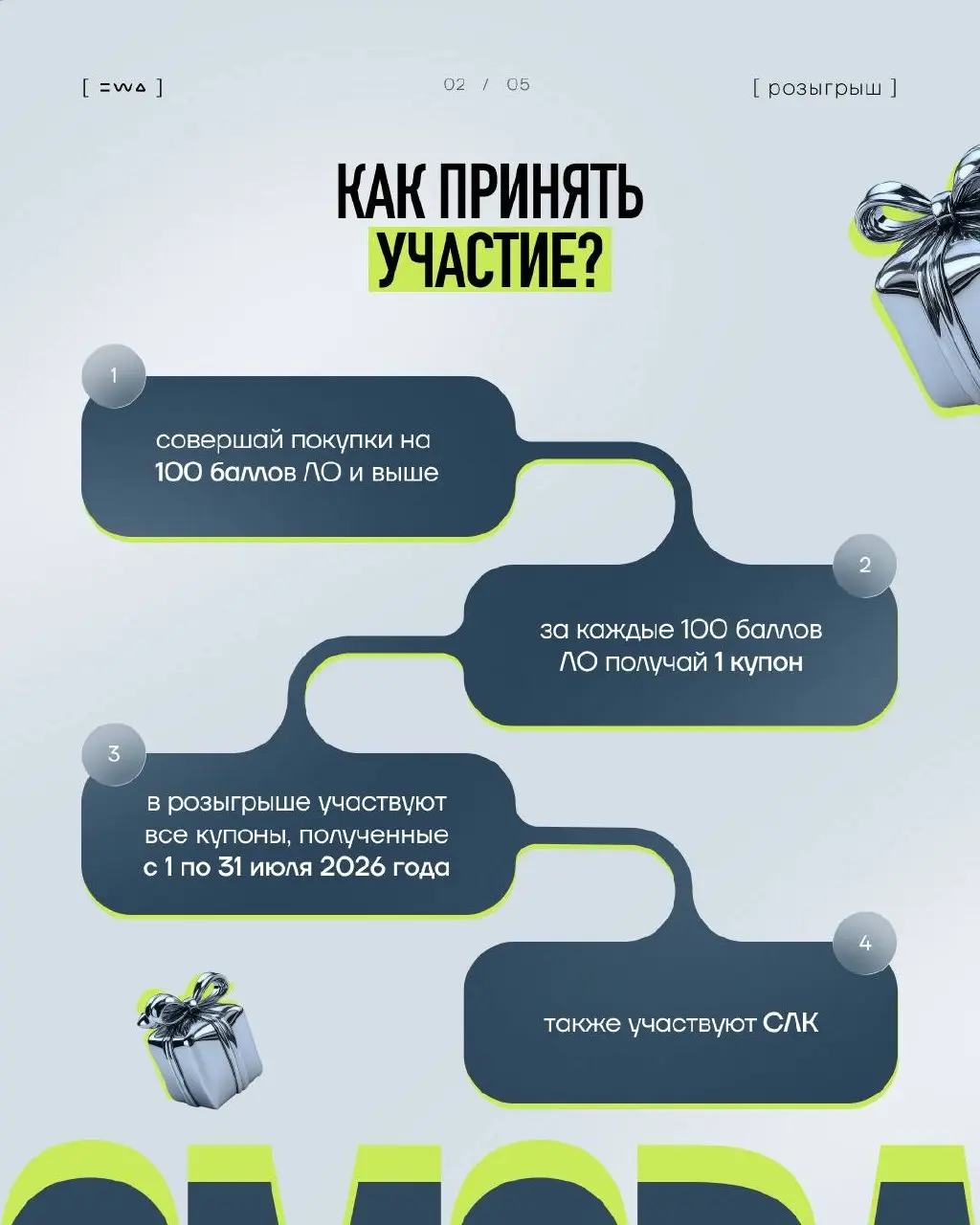 Ты когда-нибудь видел, чтобы покупки превращались в машину? Сейчас увидишь 😏
Весь июль закрывай личный объем от 100 баллов и выше и становись участником розыгрыша новой OMODA C5!
Масштаб просто космич... | Сетка — социальная сеть от hh.ru