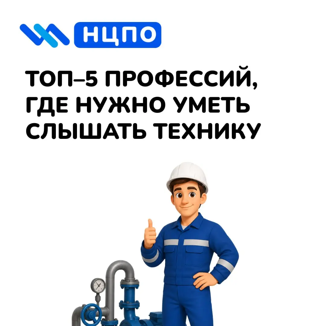 🎧 ТОП–5 профессий, где важно слышать технику
Иногда поломку можно заметить ещё до аварийной лампы – по гулу, щелчку, свисту или вибрации | Сетка — социальная сеть от hh.ru
