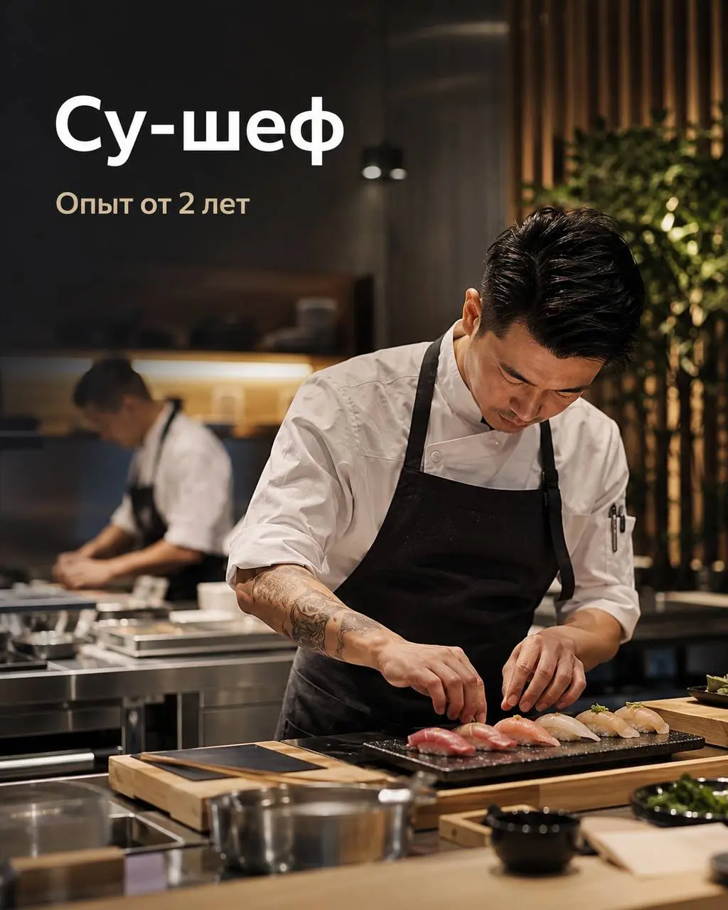 СУ-ШЕФ
160 000₽ - 190 000₽
YOJI
• Москва, Рублёвское шоссе | Николоямская ул.
• Рестораны/Кафе
• @bakulinaanastasiya
Полное описание вакансии размещено в Телеграм и Макс | Сетка — социальная сеть от hh.ru