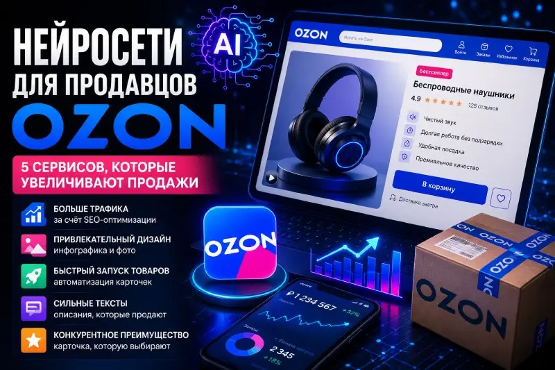 Какие нейросети действительно помогают продавать на Озон | Сетка — социальная сеть от hh.ru
