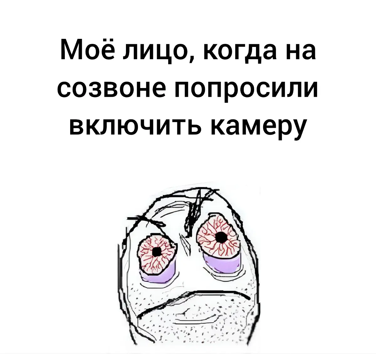 Молодые люди, камера была выключена в первую очередь для вашего психического комфорта, а не моего | Сетка — социальная сеть от hh.ru