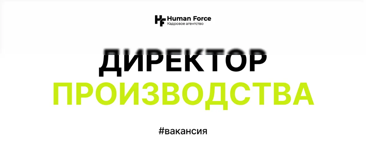⚡️Ищем Директора производства | Сетка — социальная сеть от hh.ru
