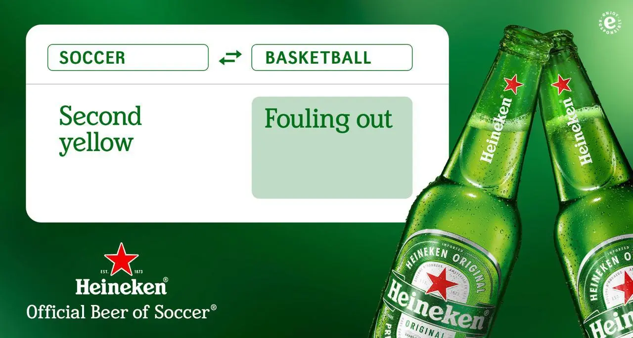 Heineken решили — и вполне обоснованно, — что американцам не помешало бы перевести все непонятные термины, связанные с Чемпионатом мира | Сетка — социальная сеть от hh.ru
