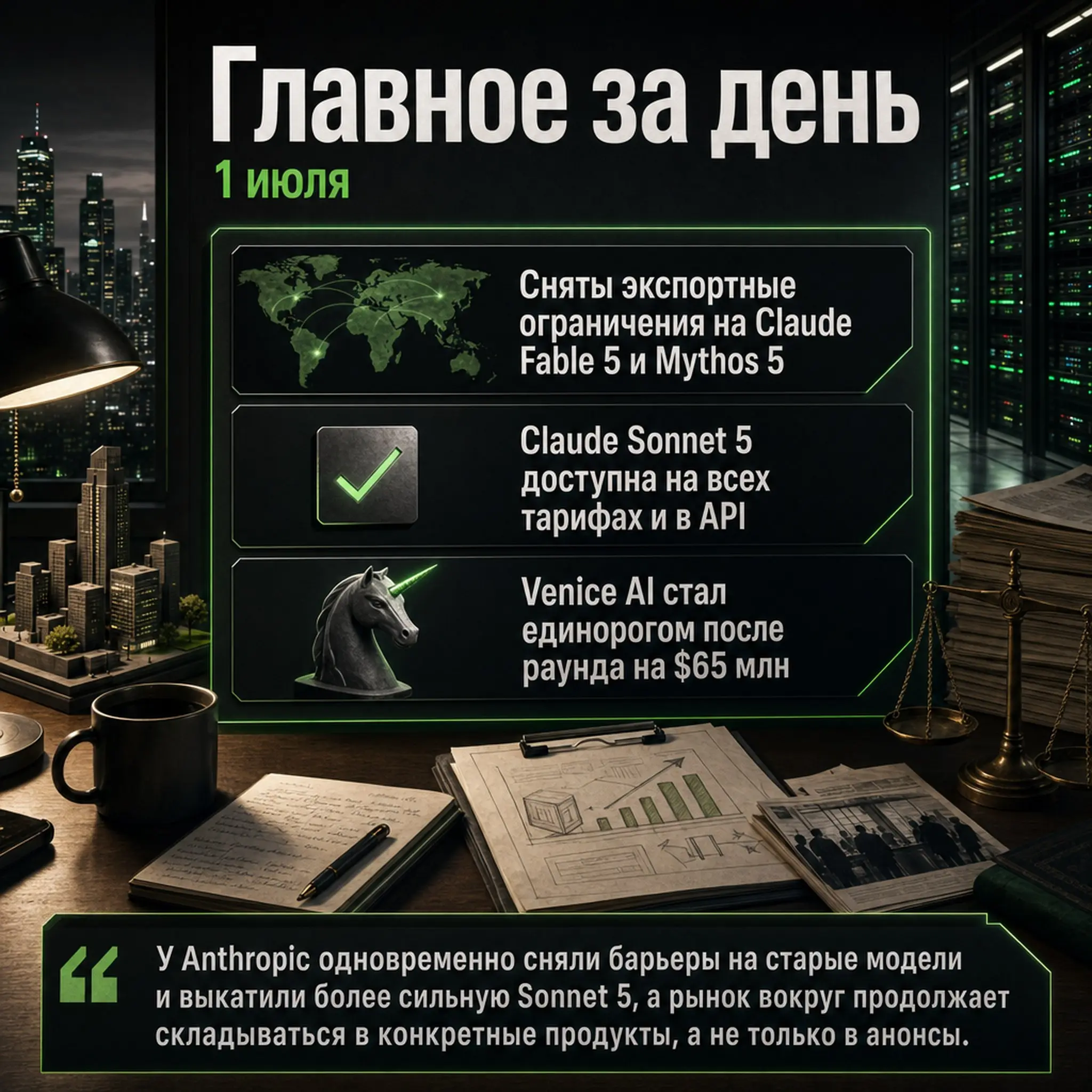Anthropic сегодня сразу несколько раз попала в повестку: сначала компания сообщила, что Министерство торговли сняло экспортные ограничения на Claude Fable 5 и Mythos Посты:
Параллельно Anthropic выпус... | Сетка — социальная сеть от hh.ru