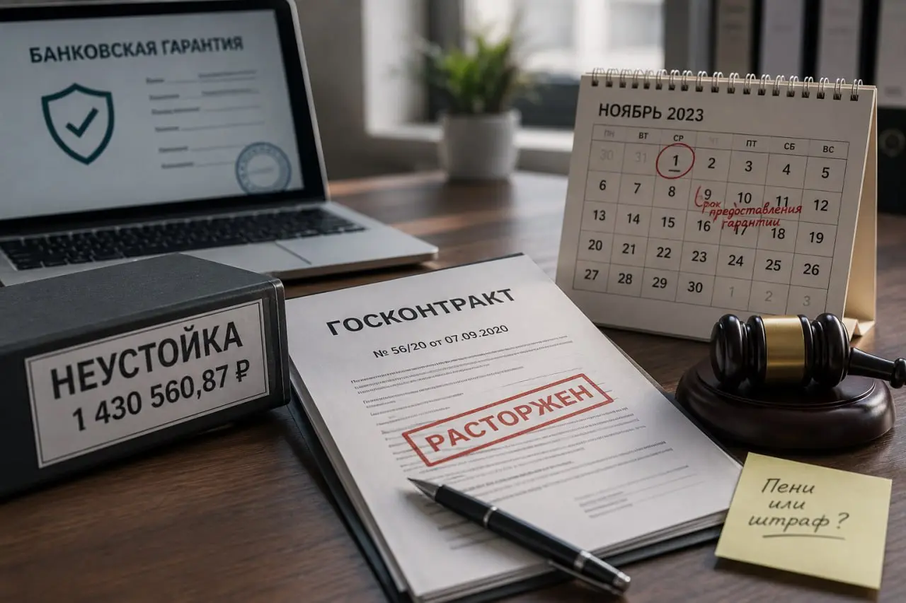 Неустойка 1,43 млн за просрочку банковской гарантии? Апелляция сказала: нет
📝 В Крыму заказчик потребовал взыскать с подрядчика 1,43 млн рублей пени за 8-дневную просрочку предоставления новой банковс... | Сетка — социальная сеть от hh.ru
