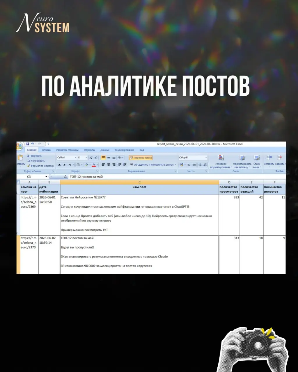 Зачем платить сервису 20 долларов ежемесячно, если можно создать собственного бота
Я придумала офигенный Промт, который собирает посты-навигации для ТГ-каналов 🔥
Чтобы его использовать, мне понадобило... | Сетка — социальная сеть от hh.ru