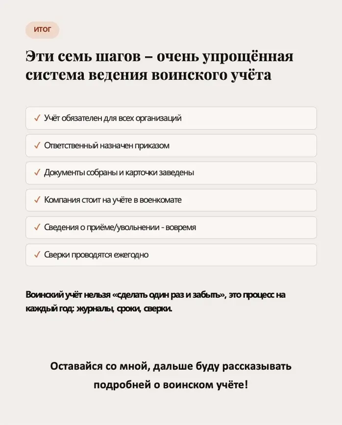 Воинский учёт за 7 шагов | Сетка — социальная сеть от hh.ru