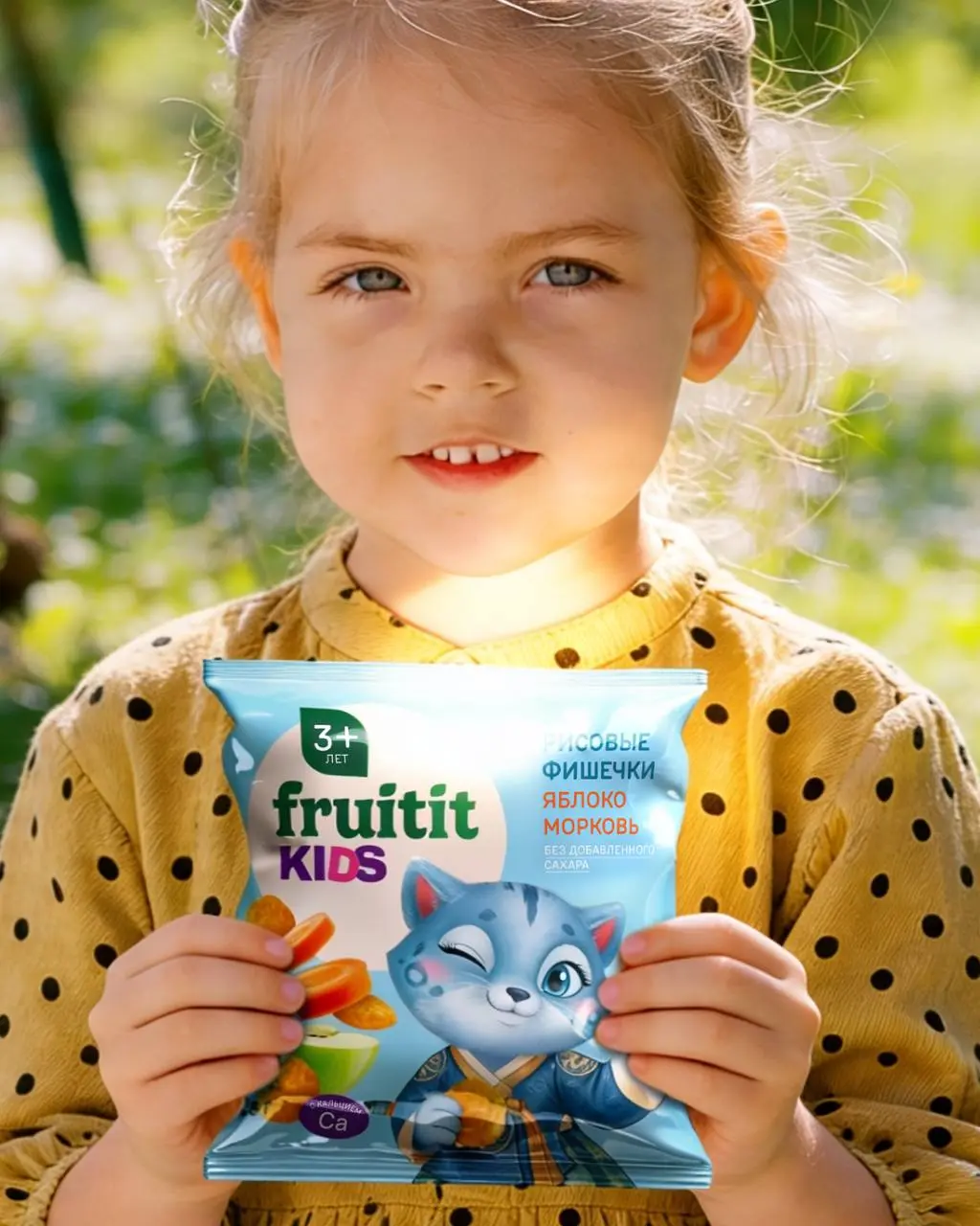 Недавно сделали упаковку для нового продукта бренда fruitit kids – рисовых фишечек | Сетка — социальная сеть от hh.ru
