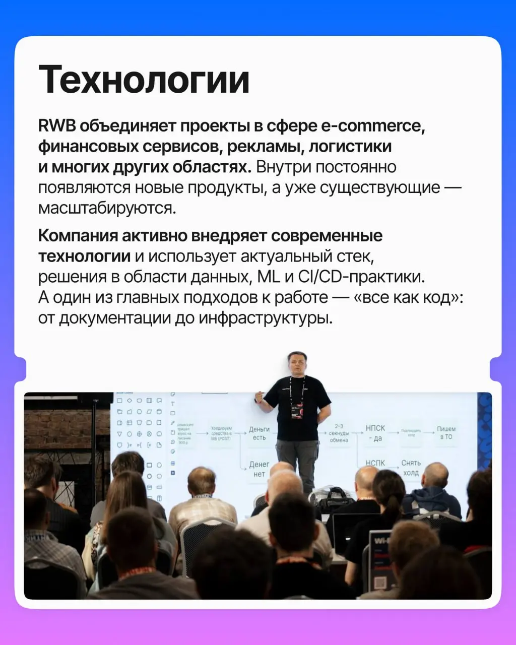 RWB (Wildberries & Russ) — один из крупнейших технологических работодателей в России | Сетка — социальная сеть от hh.ru