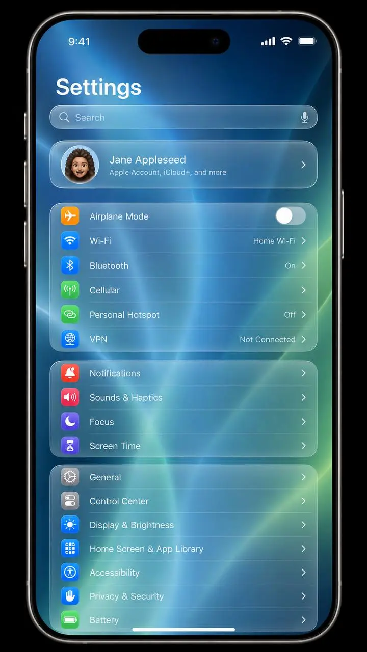 Сгенерировал стеклянный интерфейс iOS для олдов) | Сетка — социальная сеть от hh.ru