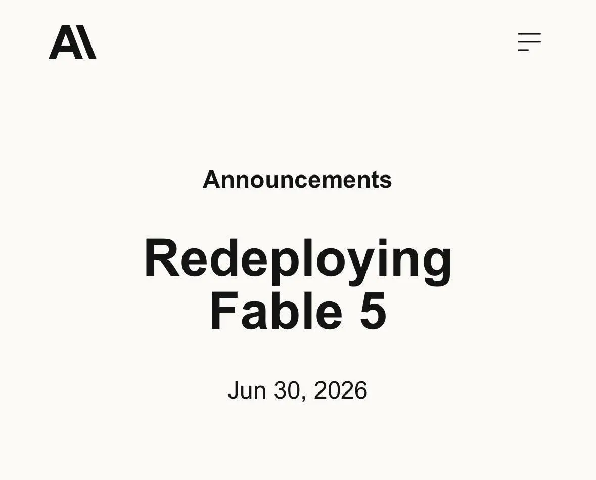 Власти США отменили бан Claude Fable 5 и Mythos — попользоваться нейронкой можно будет уже сегодня.
До 7 июля мы сможем тратить на модель до 50% недельных лимитов | Сетка — социальная сеть от hh.ru