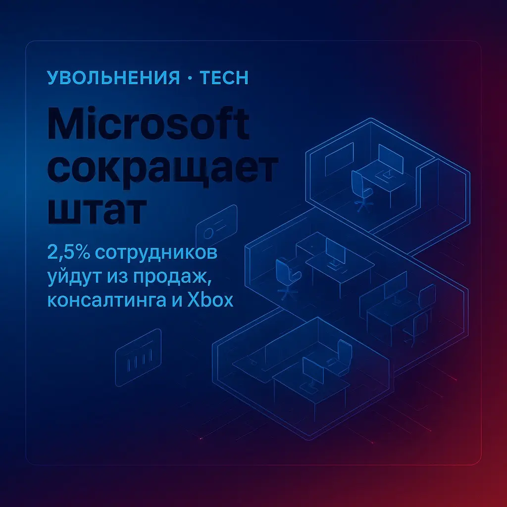 Microsoft сокращает 2,5% штата | Сетка — социальная сеть от hh.ru