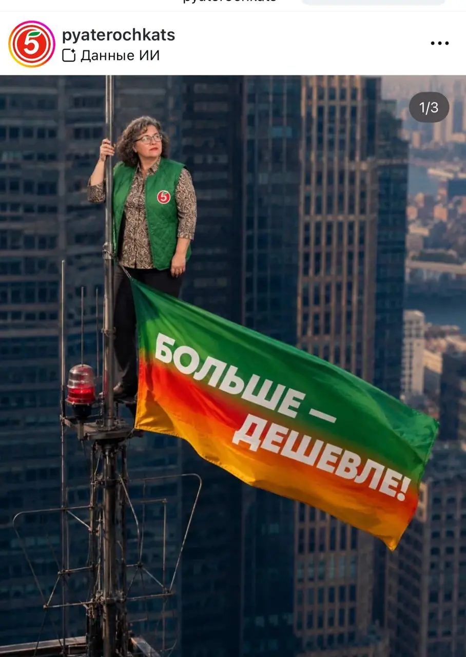 снобизм на теме фотки с флагом
Скажу честно, максимально прохладен ко всей этой истории. Но своим «вайбиком» всё же поделюсь — вдруг вы тоже испытаете такое же «фи» | Сетка — социальная сеть от hh.ru