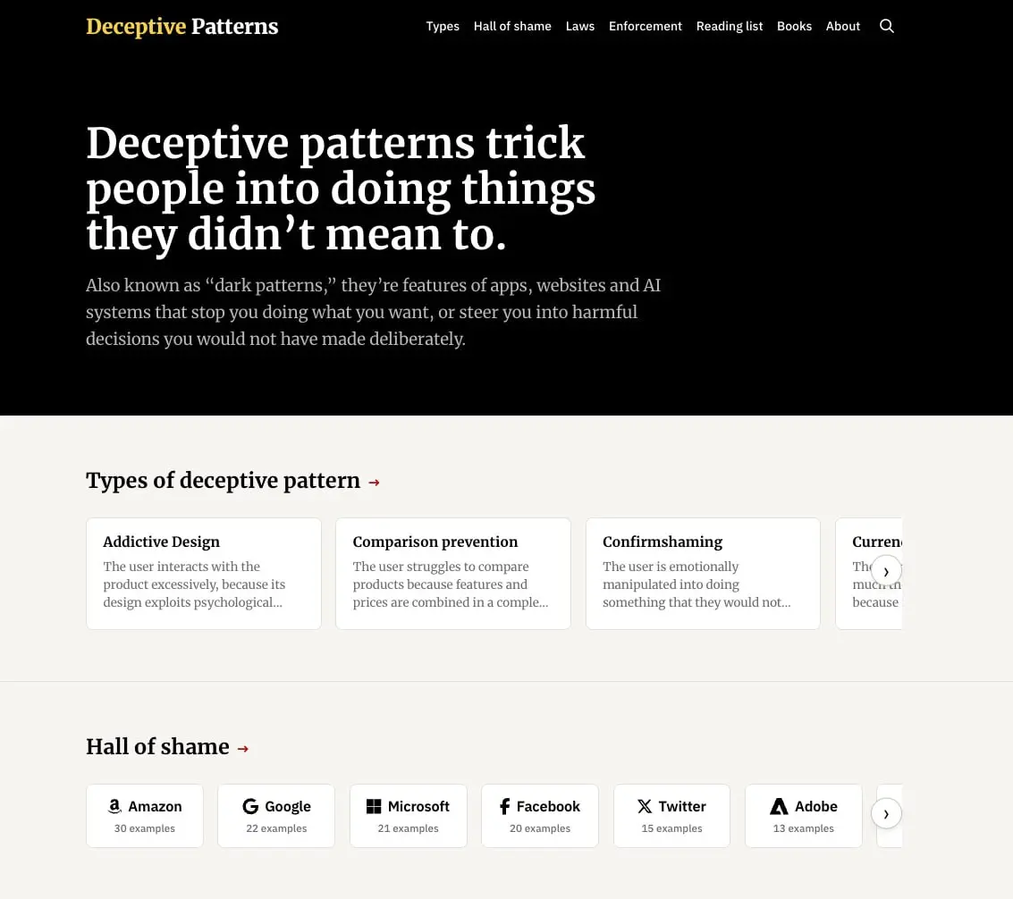 Курируемая галлерея «Обманчивых схем» или Deceptive patterns | Сетка — социальная сеть от hh.ru