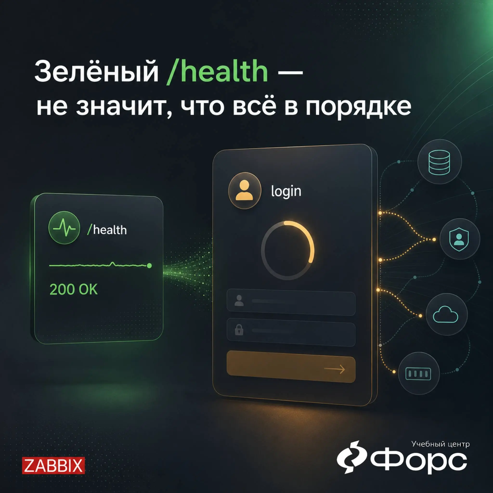 🛠️ Мониторинг зелёный. /health отвечает 200 OK. CPU и память в пределах нормы.
А пользователи уже пишут: «Войти в систему почти невозможно».
На первый взгляд противоречие | Сетка — социальная сеть от hh.ru