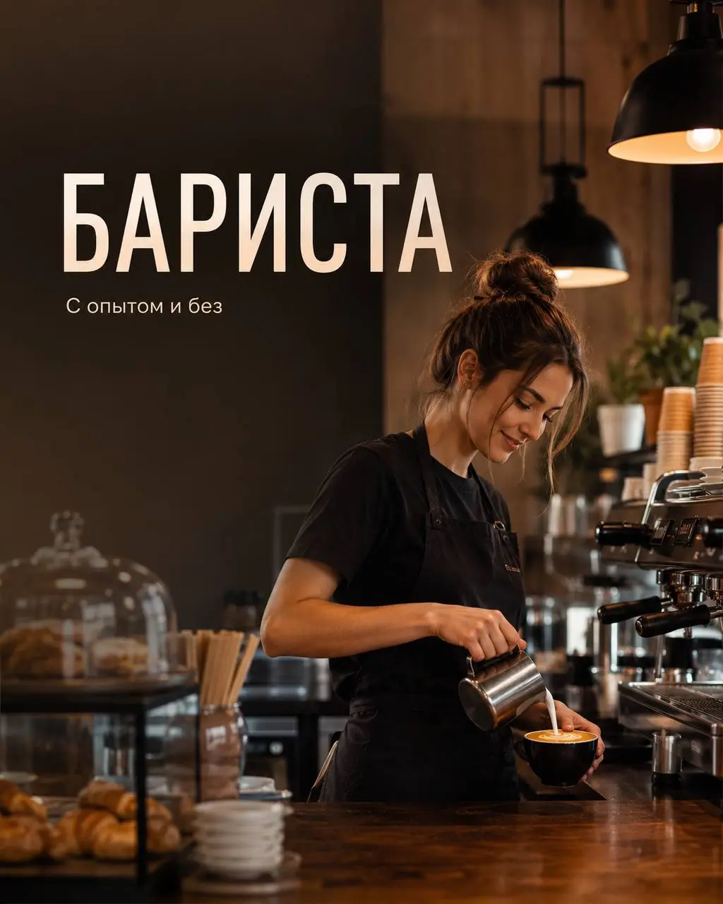 БАРИСТА
340₽/ч - 400₽/ч
Кофейня
• Москва, Ленинградский вокзал
• Рестораны/Кафе
• +79647623006
Полное описание вакансии размещено в Телеграм и Макс. Переходите по ссылке в закрепленном сообщении | Сетка — социальная сеть от hh.ru
