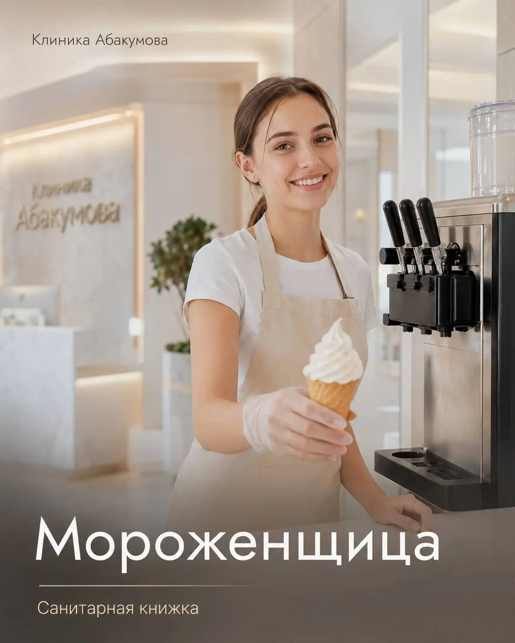 МОРОЖЕНЩИЦА (с 11:00 до 17:00)
2 000₽/смена - 2 500₽/смена
Клиника Абакумова
• Москва
• Рестораны/Кафе
• @lizayer
Полное описание вакансии размещено в Телеграм и Макс | Сетка — социальная сеть от hh.ru
