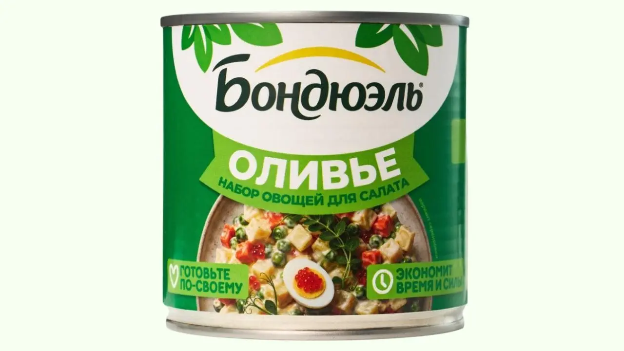 Бондюэль выпустили Оливье в банке! Новинку уже можно взять в Самокате и Дикси примерно за 200 рублей. Реально готовая нарезка для салата | Сетка — социальная сеть от hh.ru