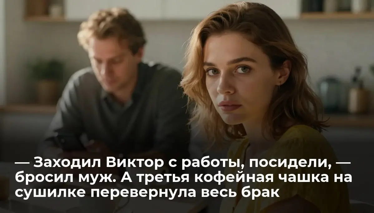 — Заходил Виктор с работы, посидели, — бросил муж. А третья кофейная чашка на сушилке перевернула ве
Три года в моём доме пили кофе втроём. Я об этом не знала. Точнее — не хотела знать | Сетка — социальная сеть от hh.ru