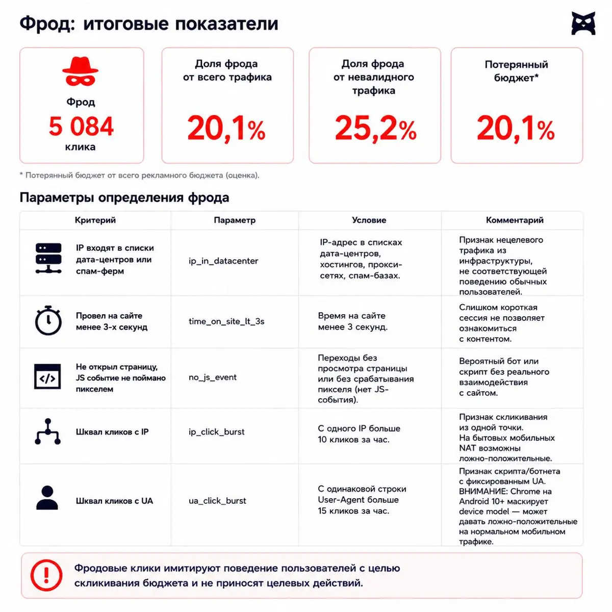 Провели первое исследование по замеру Фрода в Я.Директ | Сетка — социальная сеть от hh.ru