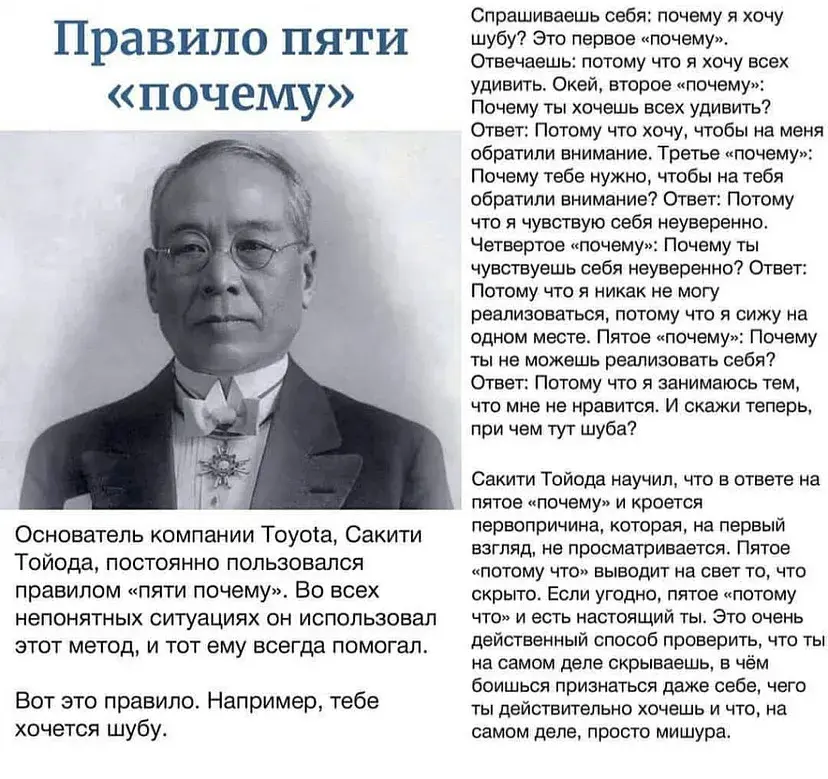 Задайте себе "5 почему?" | Сетка — социальная сеть от hh.ru