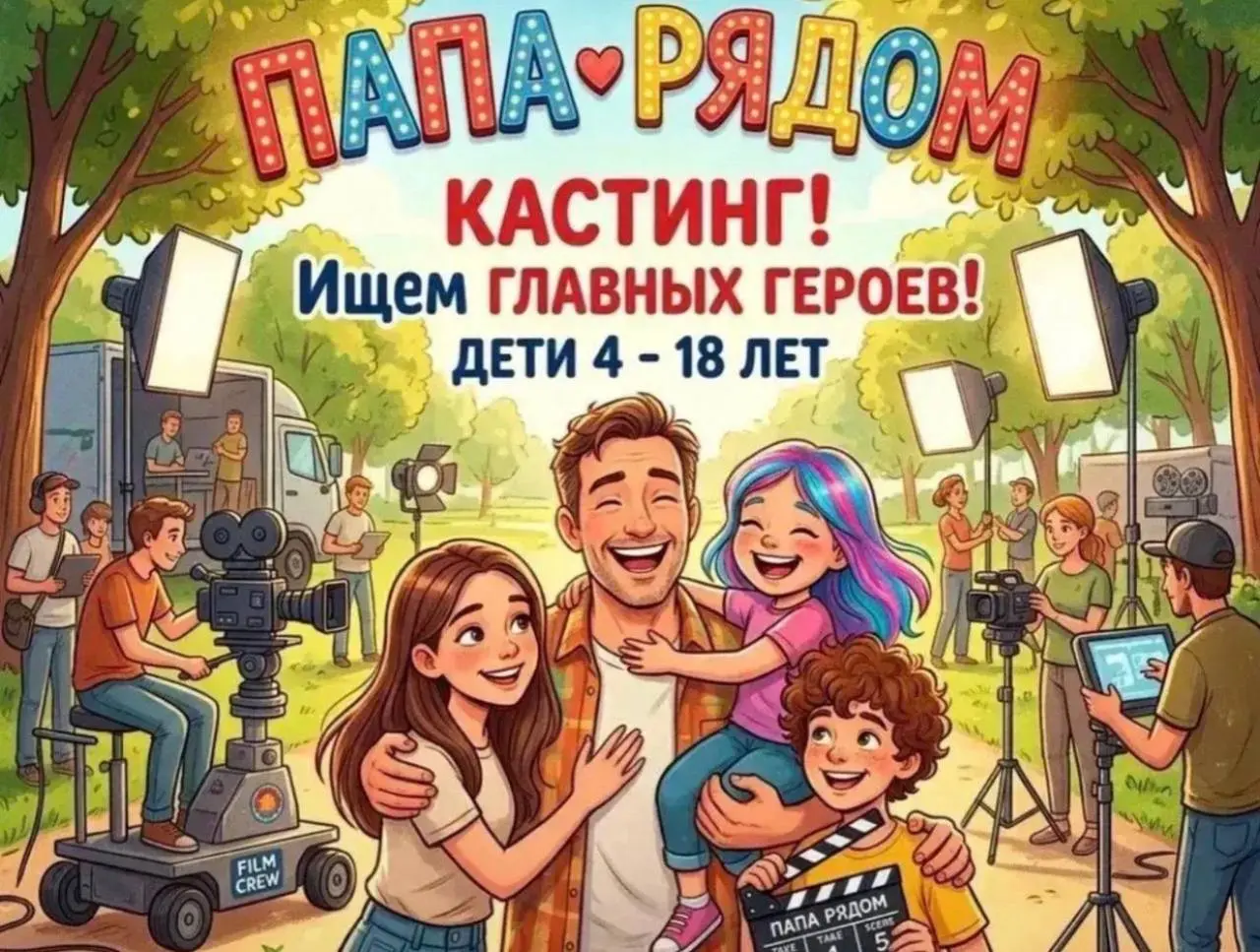 💥 КАСТИНГ В ПОЛНОМЕТРАЖНЫЙ ФИЛЬМ! 💥
ПРОДАКШН «КИНООКС»объявляет уникальный кастинг для захватывающей киноистории, где наука встречается с чудом, а взрослый мир переворачивается с ног на голову!
Мы ище... | Сетка — социальная сеть от hh.ru
