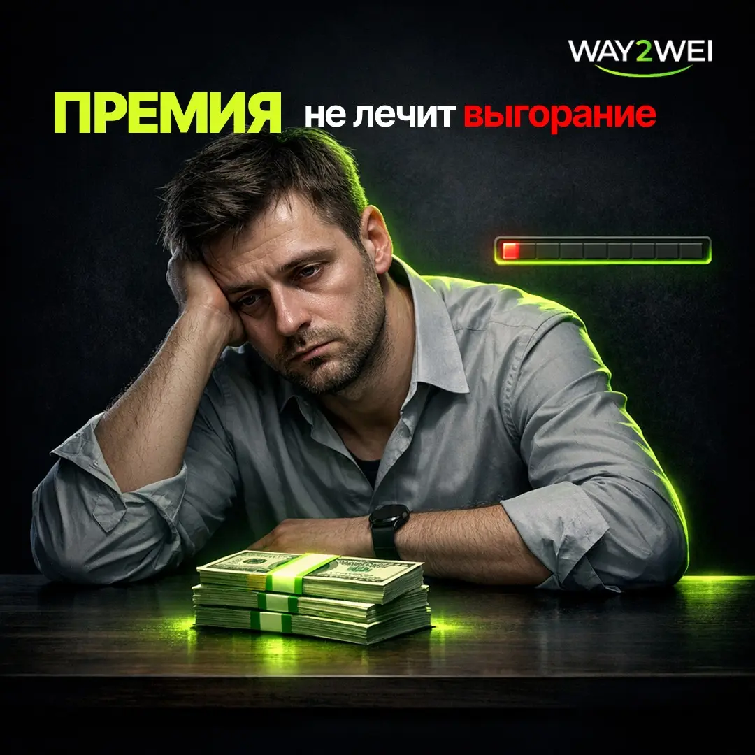 Премия не лечит выгорание. | Сетка — социальная сеть от hh.ru