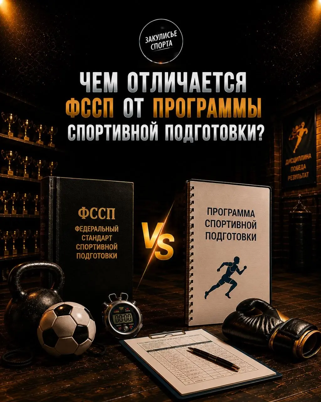 ЧЕМ ОТЛИЧАЕТСЯ ФССП ОТ ПРОГРАММЫ СПОРТИВНОЙ ПОДГОТОВКИ⁉️
📘Федеральный стандарт спортивной подготовки (ФССП) устанавливает минимальные требования к спортивной подготовке по виду спорта:
✔этапы подготов... | Сетка — социальная сеть от hh.ru
