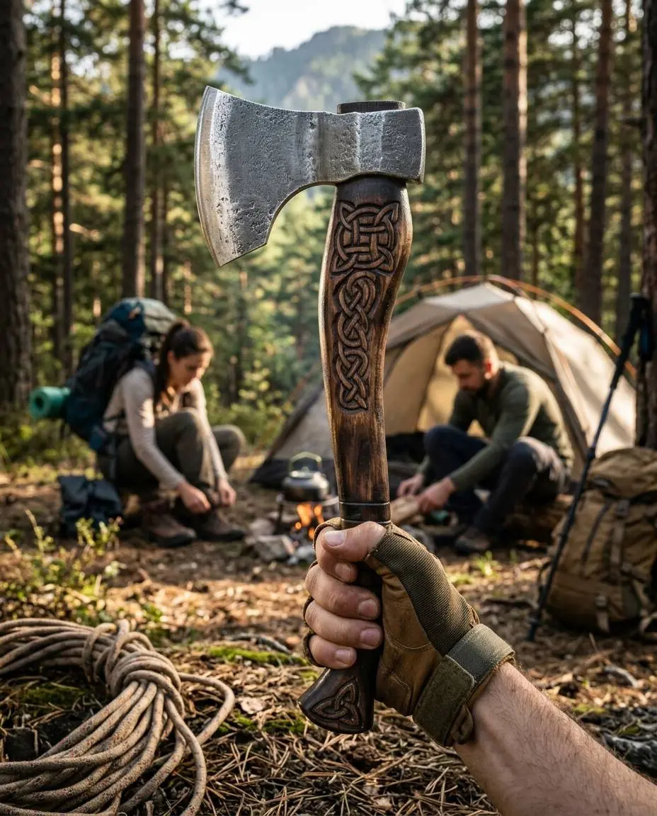 🪓 Туристический топор - компактный инструмент для больших задач.
Хороший туристический топор - это не просто элемент снаряжения, а надежный помощник в походе, кемпинге или на рыбалке | Сетка — социальная сеть от hh.ru