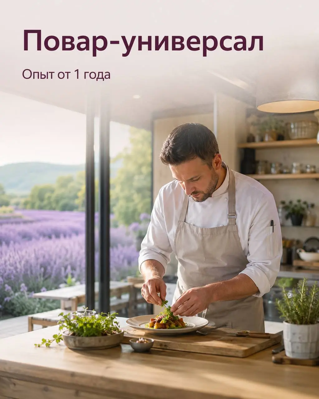 ПОВАР-УНИВЕРСАЛ
От 160 000₽
Соты & Варенье
• Орловская область
• Рестораны/Кафе
• +79265759418
Полное описание вакансии размещено в Телеграм и Макс. Переходите по ссылке в закрепленном сообщении | Сетка — социальная сеть от hh.ru