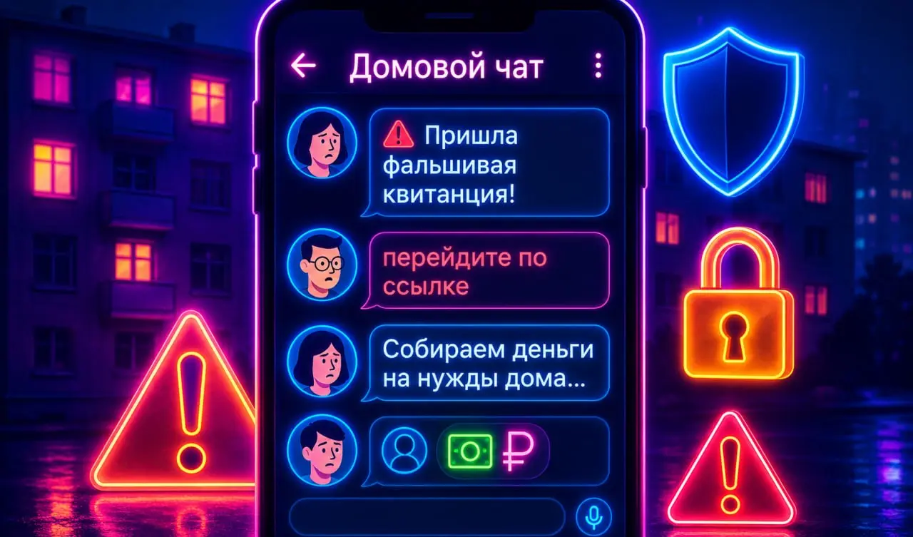 Злоумышленники освоили новый способ хищения денег и личной информации — они создают фальшивые домовые чаты | Сетка — социальная сеть от hh.ru
