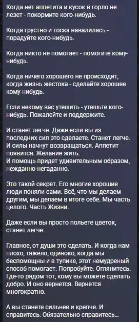 Иногда, когда внутри всё сжимается от грусти, самое простое, что можно сделать — это подарить кому‑то капельку тепла | Сетка — социальная сеть от hh.ru