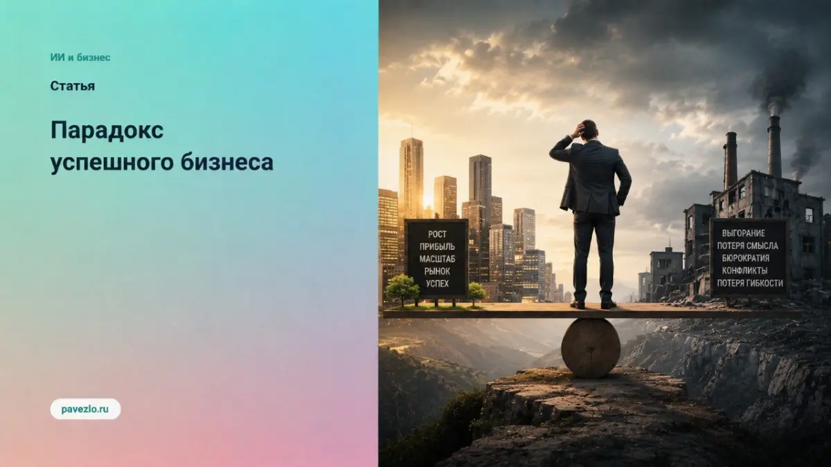 Парадокс успешного бизнеса | Сетка — социальная сеть от hh.ru