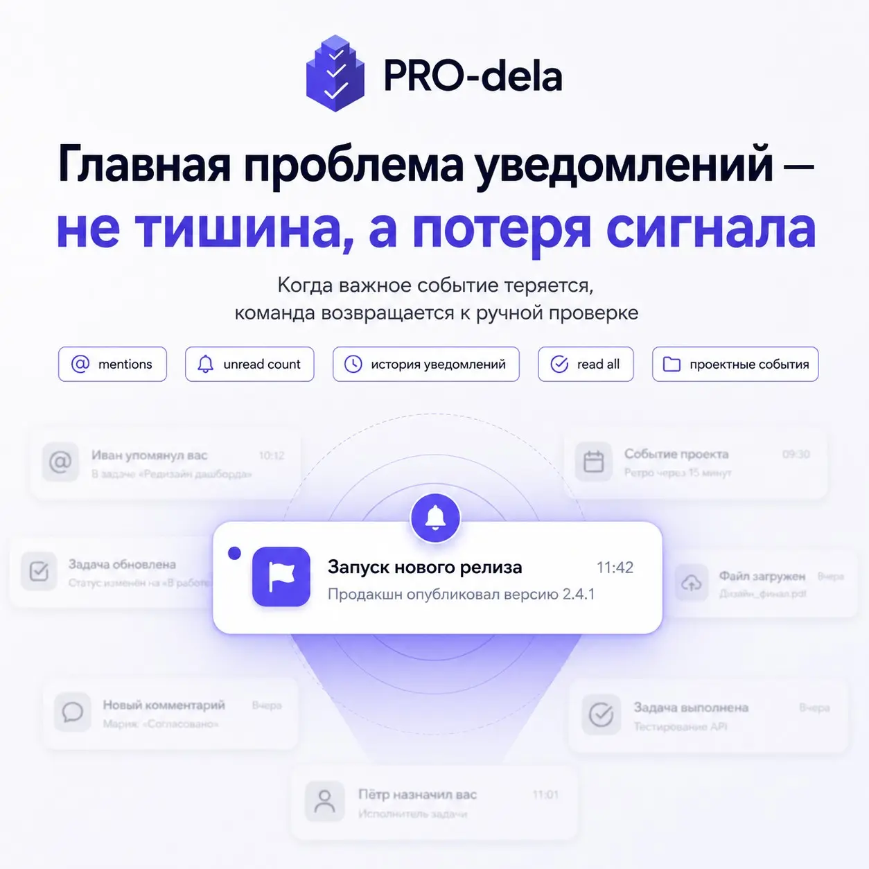 Главная проблема уведомлений — не тишина, а потеря сигнала | Сетка — социальная сеть от hh.ru