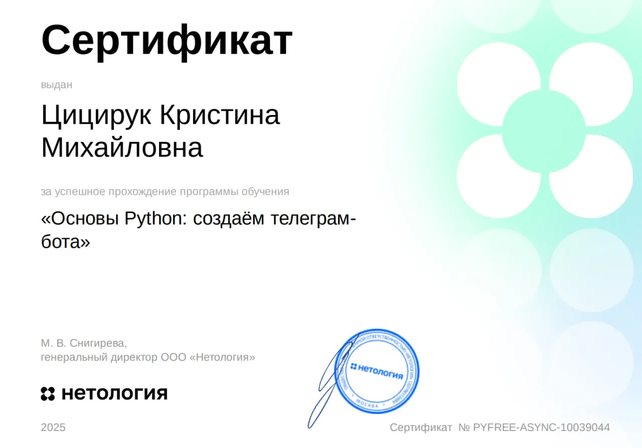 Network member avatar