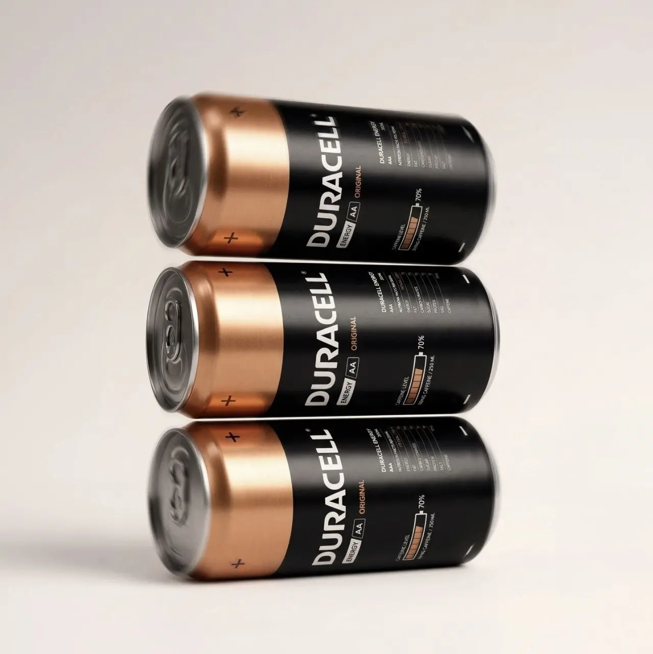 Энергетик Duracell
#брендингобл
В интернетах форсят визуалы энергетика от Duracell, чей-то концепт. Это отличный кейс на тему эластичности бренда.
Почему да:
🔋Право на категорию | Сетка — социальная сеть от hh.ru