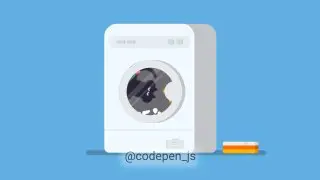 Pure CSS Cat Responsive Animation | CSS Art — анимация стиральной машины. Реализована с помощью CSS и JS
https://codepen.io/Jopzik/pen/yLGMzOK | Сетка — социальная сеть от hh.ru