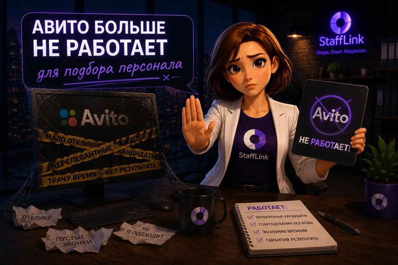 🚧 Авито для подбора персонала умерло? Или проблема всё-таки в работодателях?
Ещё 2–3 года назад Авито было одной из самых сильных площадок для поиска линейного персонала | Сетка — социальная сеть от hh.ru