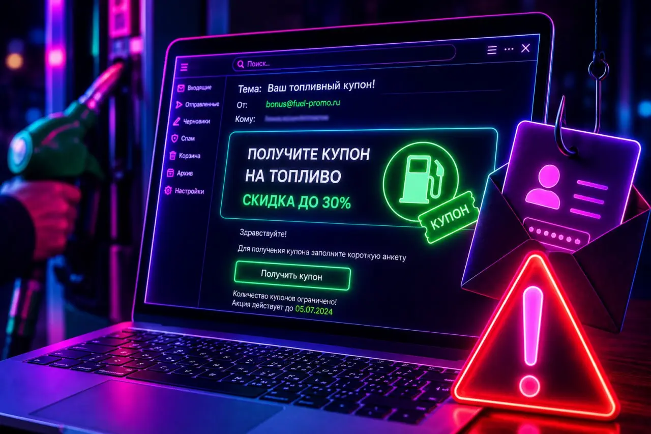 В настоящее время мошенники развернули масштабную рассылку сообщений, заманивая людей обещаниями купонов на топливо | Сетка — социальная сеть от hh.ru