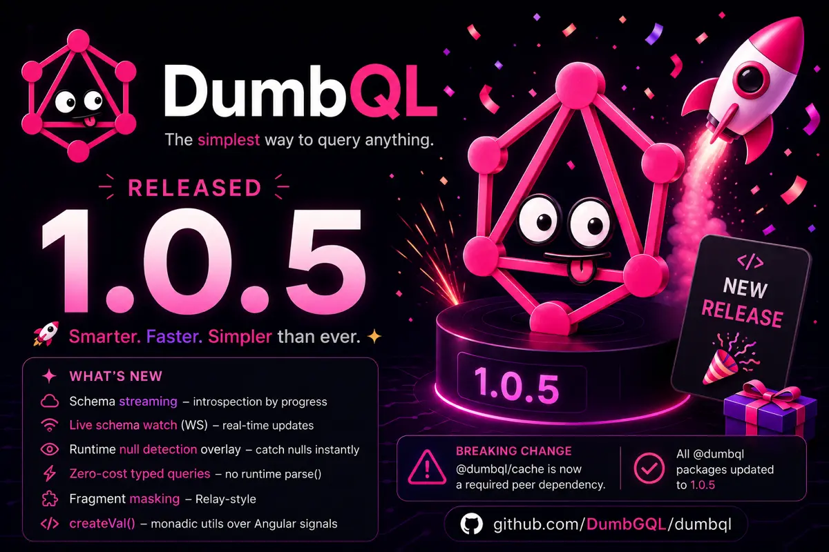 🚀 Выпустил DumbQL 1.0.5 | Сетка — социальная сеть от hh.ru