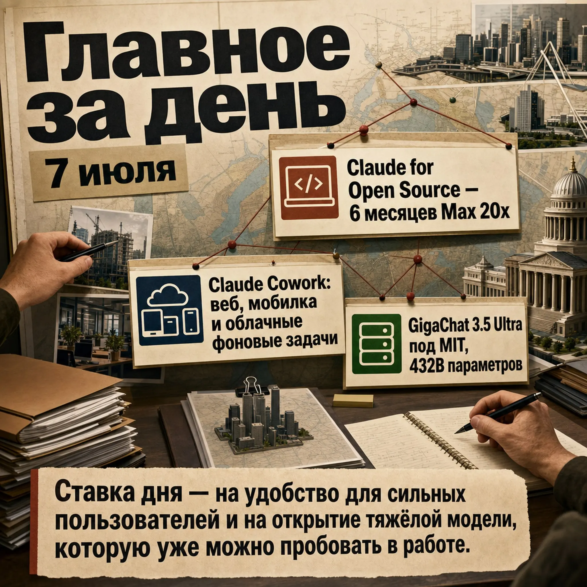 Anthropic продолжает подкармливать свою экосистему: мейнтейнерам, ключевым контрибуторам и авторам активных PR для open source обещают шесть месяцев тарифа Max 20x, но про сброс лимитов пока Посты:
Cl... | Сетка — социальная сеть от hh.ru