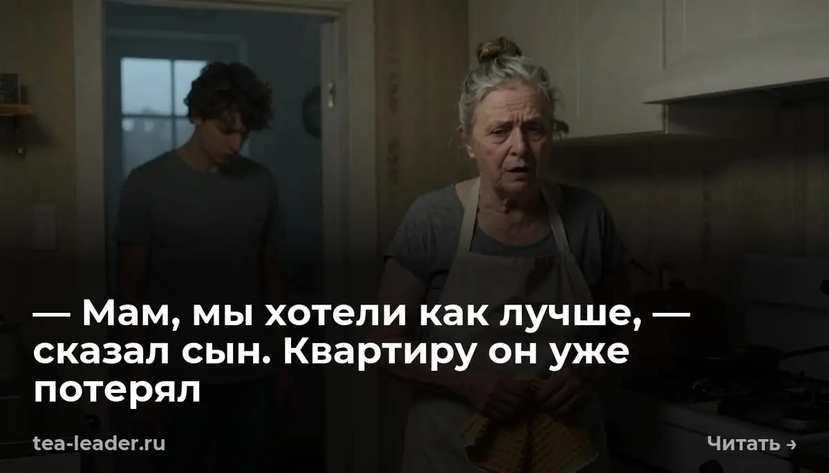 — Мам, мы хотели как лучше, — сказал сын. Квартиру он уже потерял
Я переворачивала котлеты на сковороде, когда телефон на кухонном столе коротко завибрировал. Высветилось имя Дениса | Сетка — социальная сеть от hh.ru