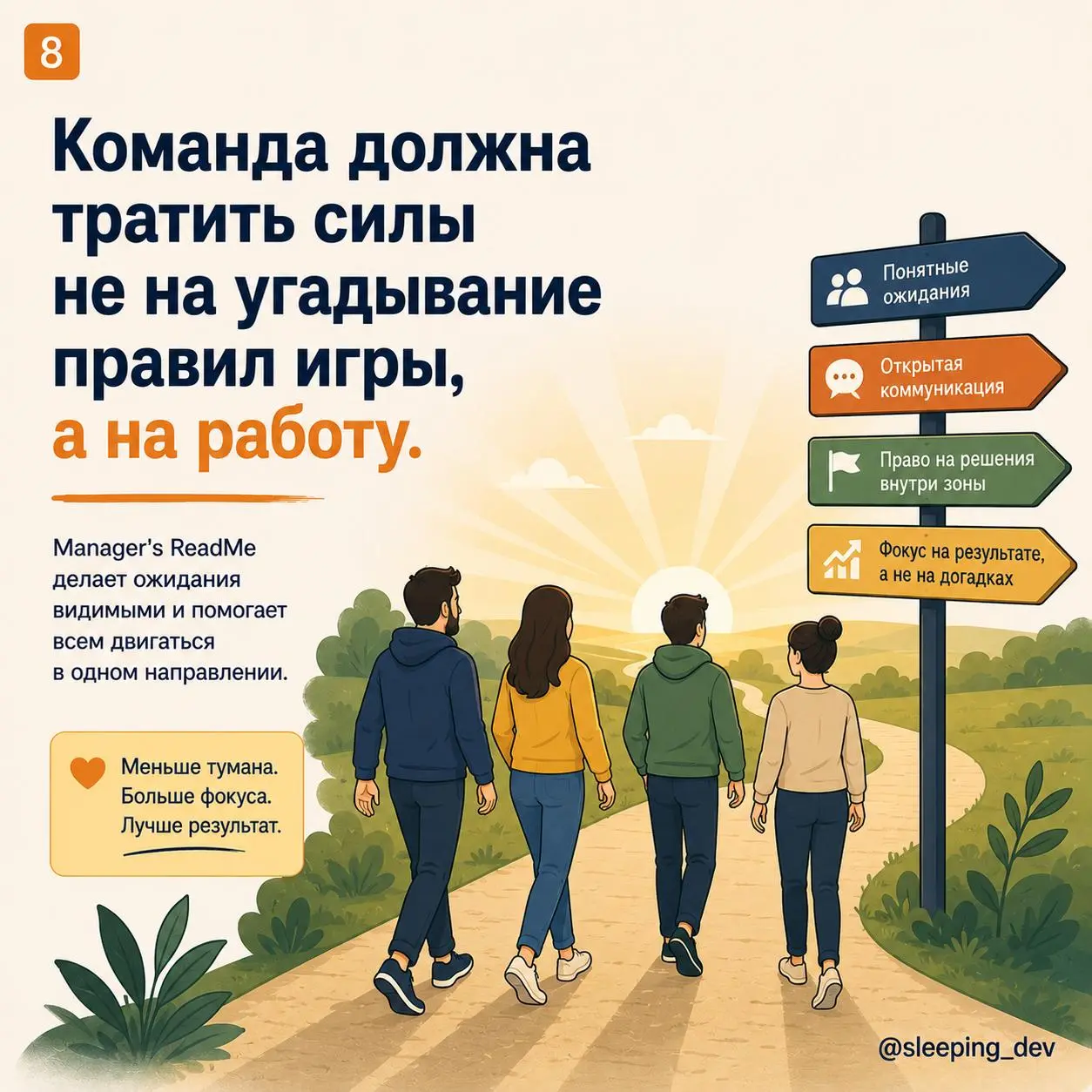 Команда не должна читать мысли тимлида
Одна из частых ошибок руководителя — держать ожидания у себя в голове | Сетка — социальная сеть от hh.ru