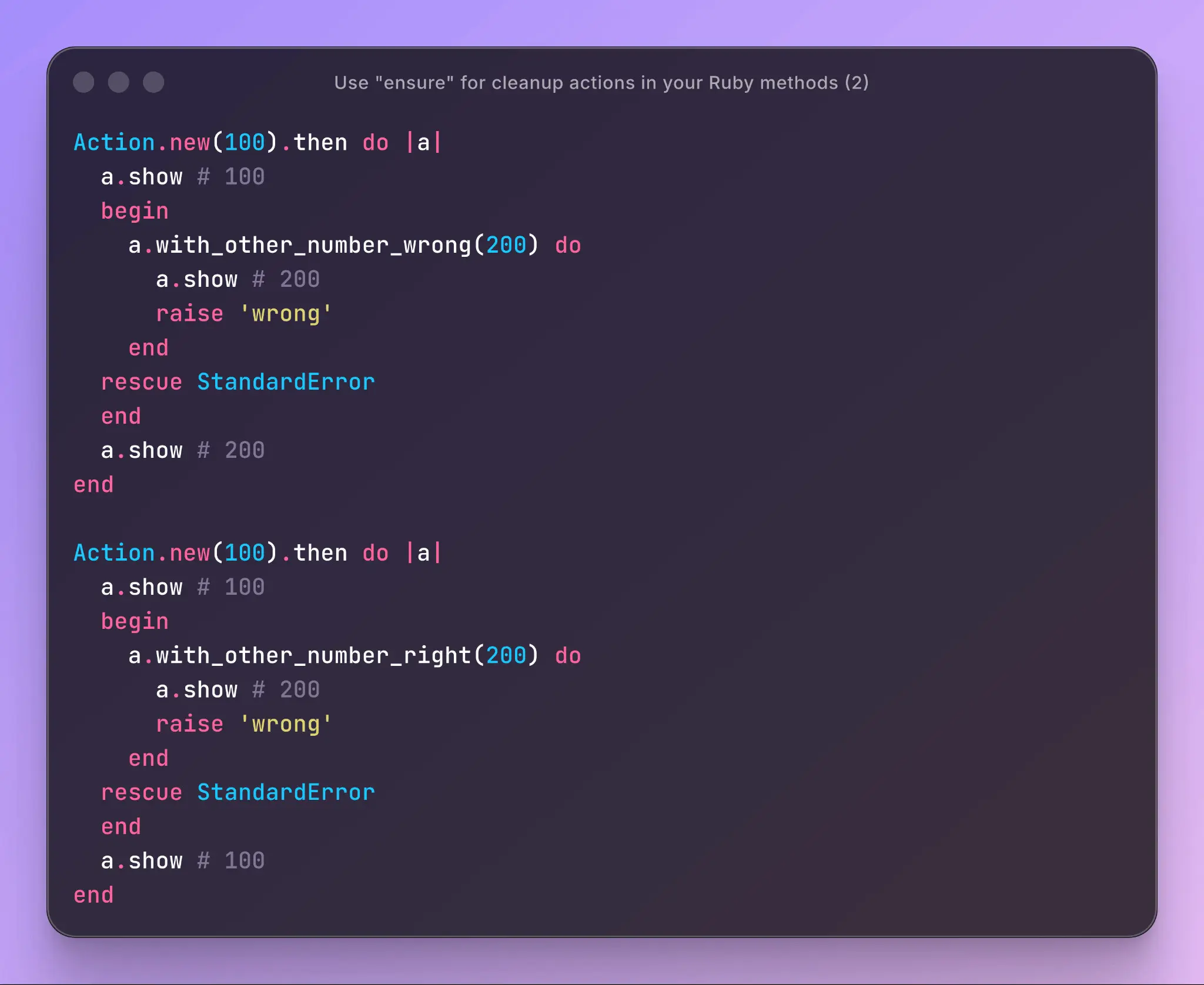 Выход из блока в Ruby | Сетка — социальная сеть от hh.ru