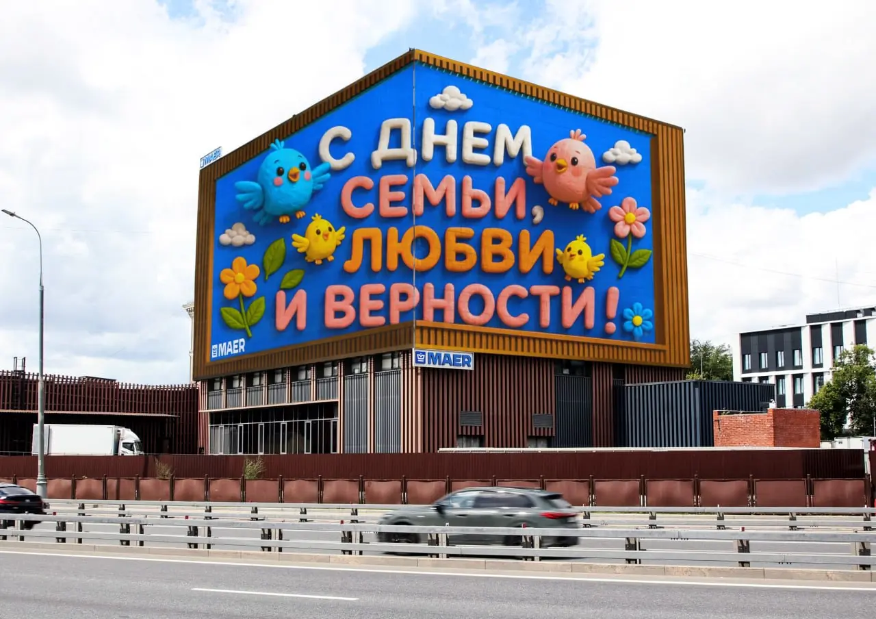 Ко Дню семьи, любви и верности медиахолдинг МАЕР запустил праздничную кампанию в городах России | Сетка — социальная сеть от hh.ru