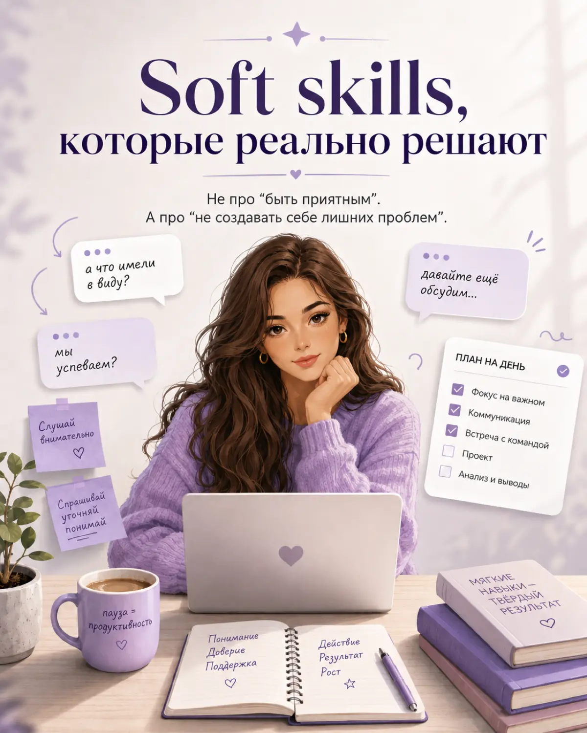 Soft skills, которые реально решают 🎯 | Сетка — социальная сеть от hh.ru