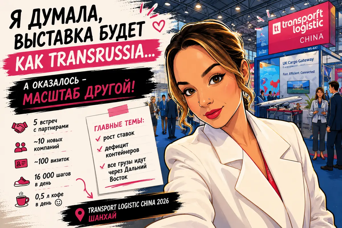 🇨🇳 Я думала, выставка будет как TransRussia…
Оказалось — масштаб совсем другой | Сетка — социальная сеть от hh.ru